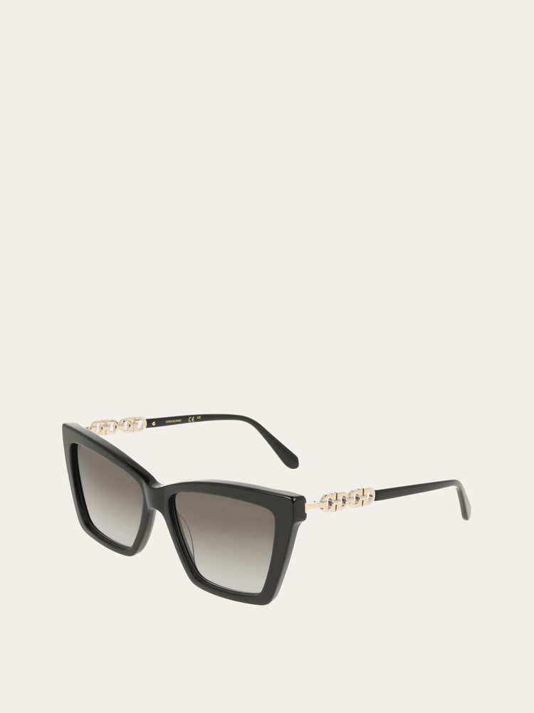 Rectangular frame sunglasses Gallery image 4