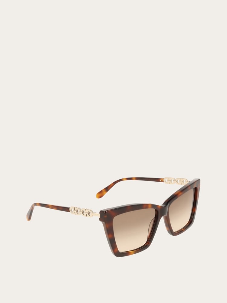 Rectangular frame sunglasses Gallery image 2