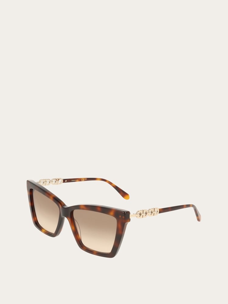 Rectangular frame sunglasses Gallery image 4