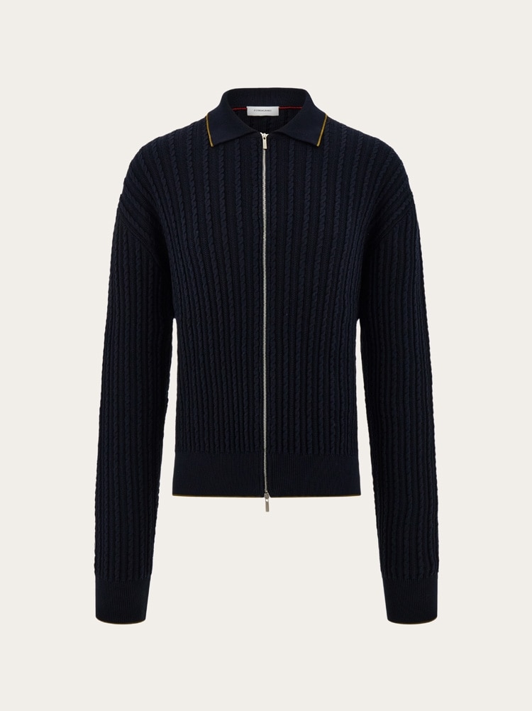 Cotton and silk cardigan Gallery image 1