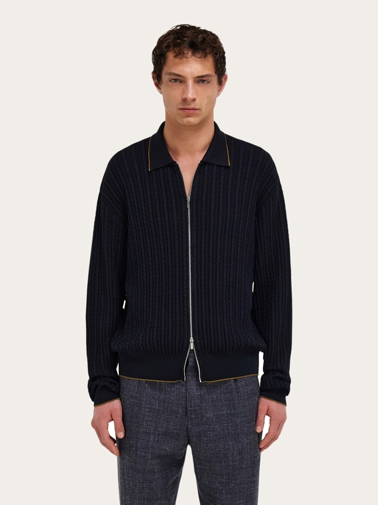 Cotton and silk cardigan Gallery image 7
