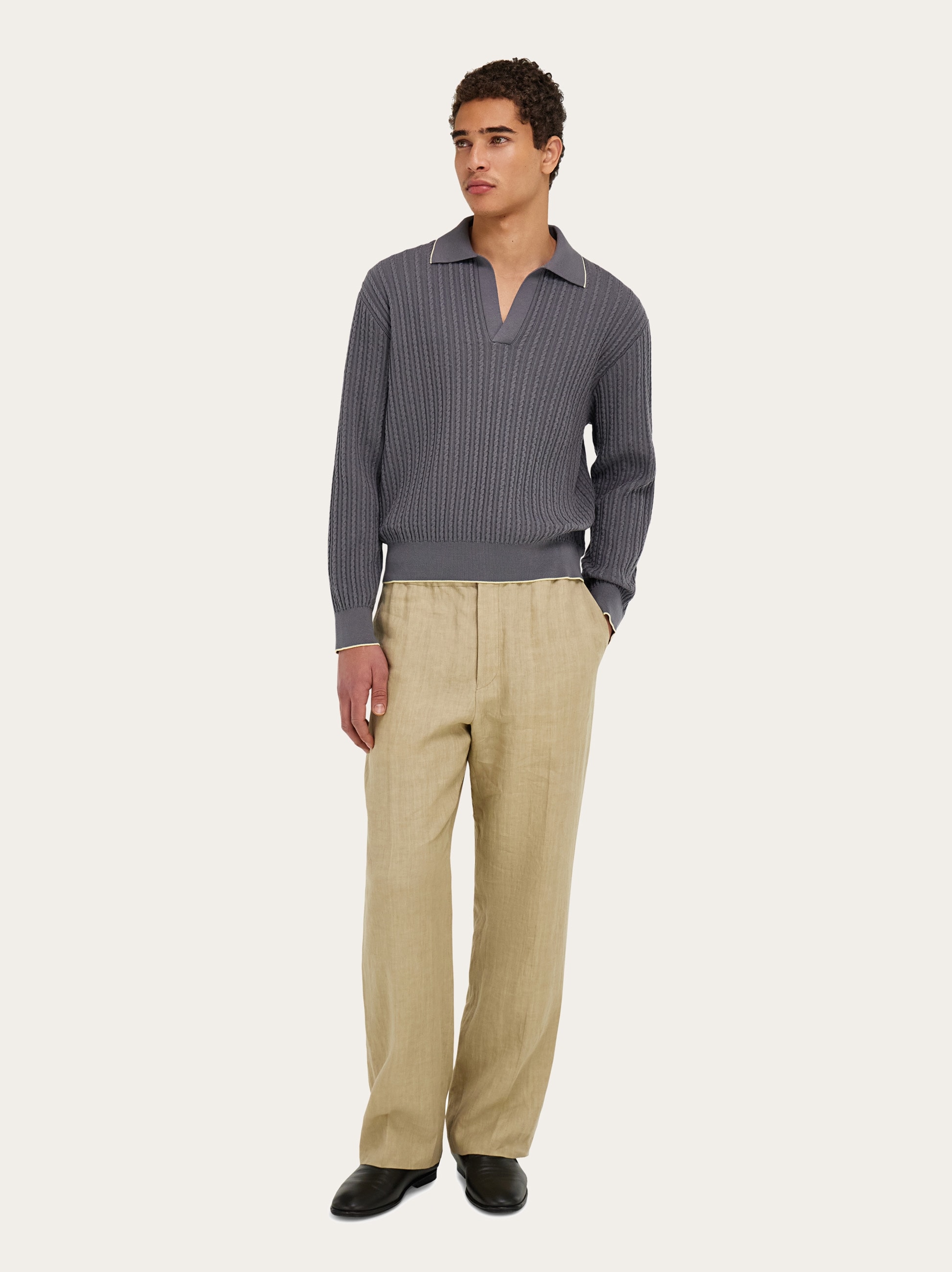 ニットポロトップス - メンズ | Ferragamo