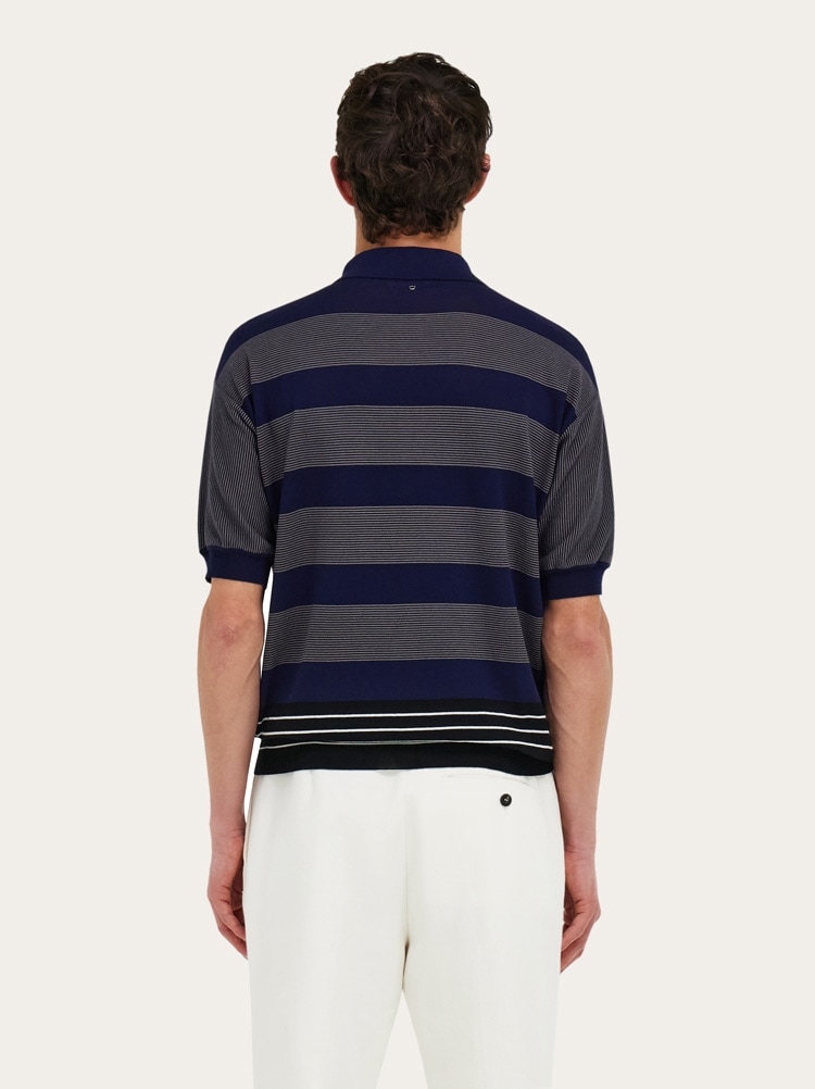 Polo shirt with zip collar Gallery image 3
