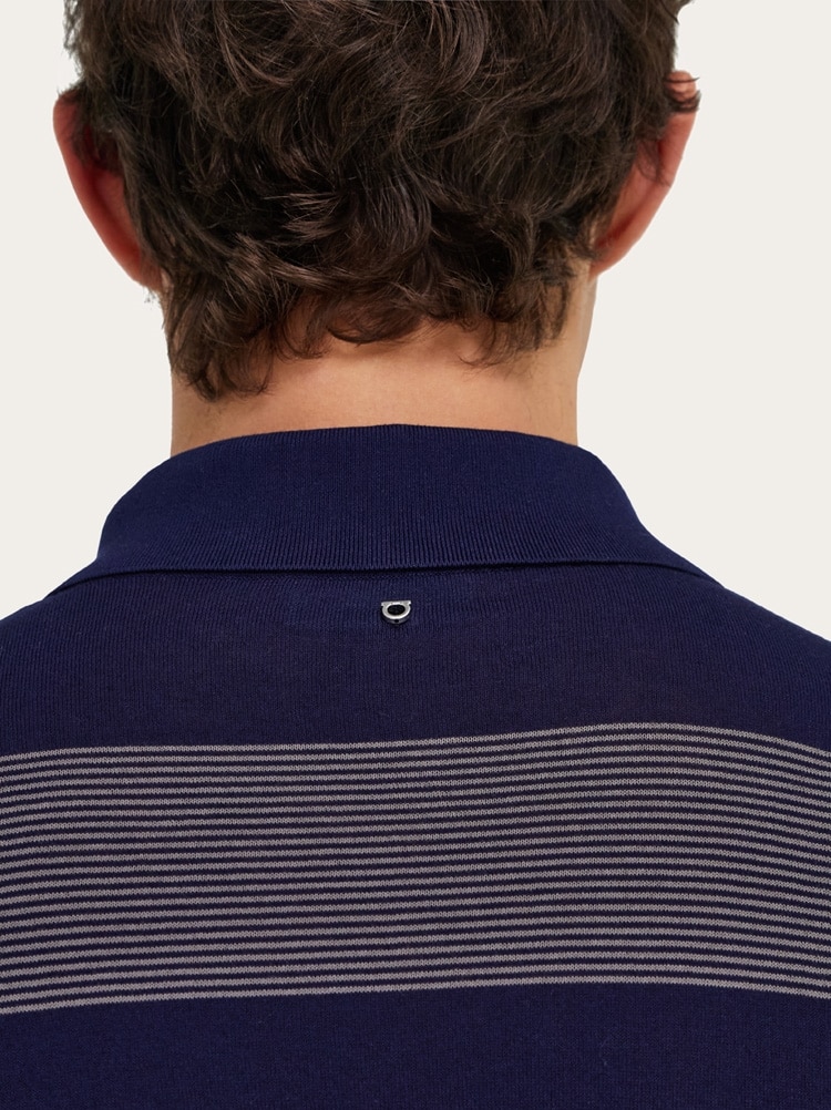 Polo shirt with zip collar Gallery image 5