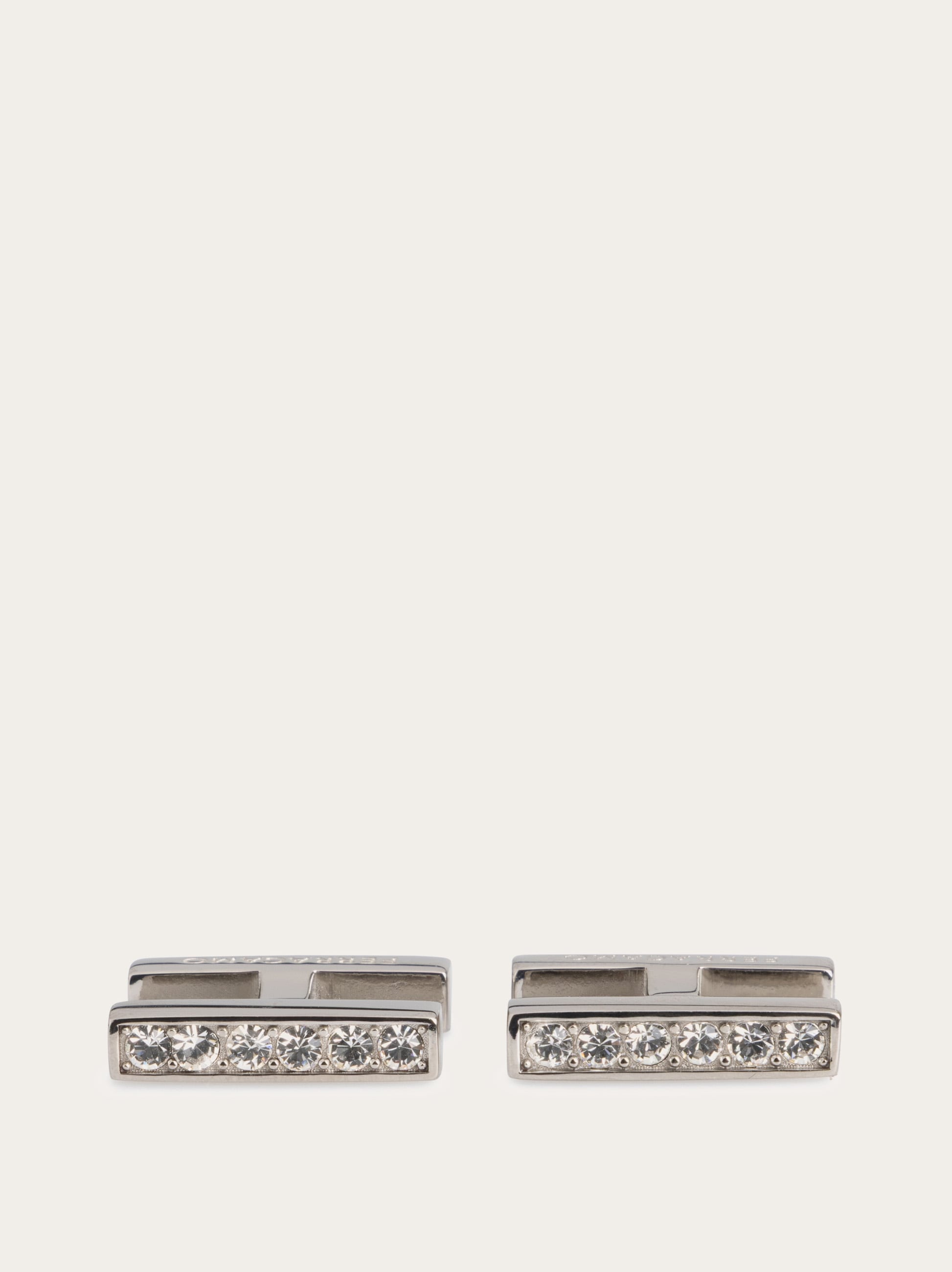 Crystal embellished cufflinks - Men | Ferragamo