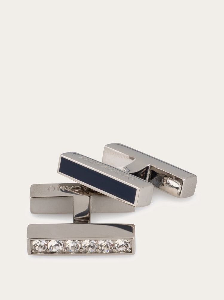 Crystal embellished cufflinks Gallery image 3