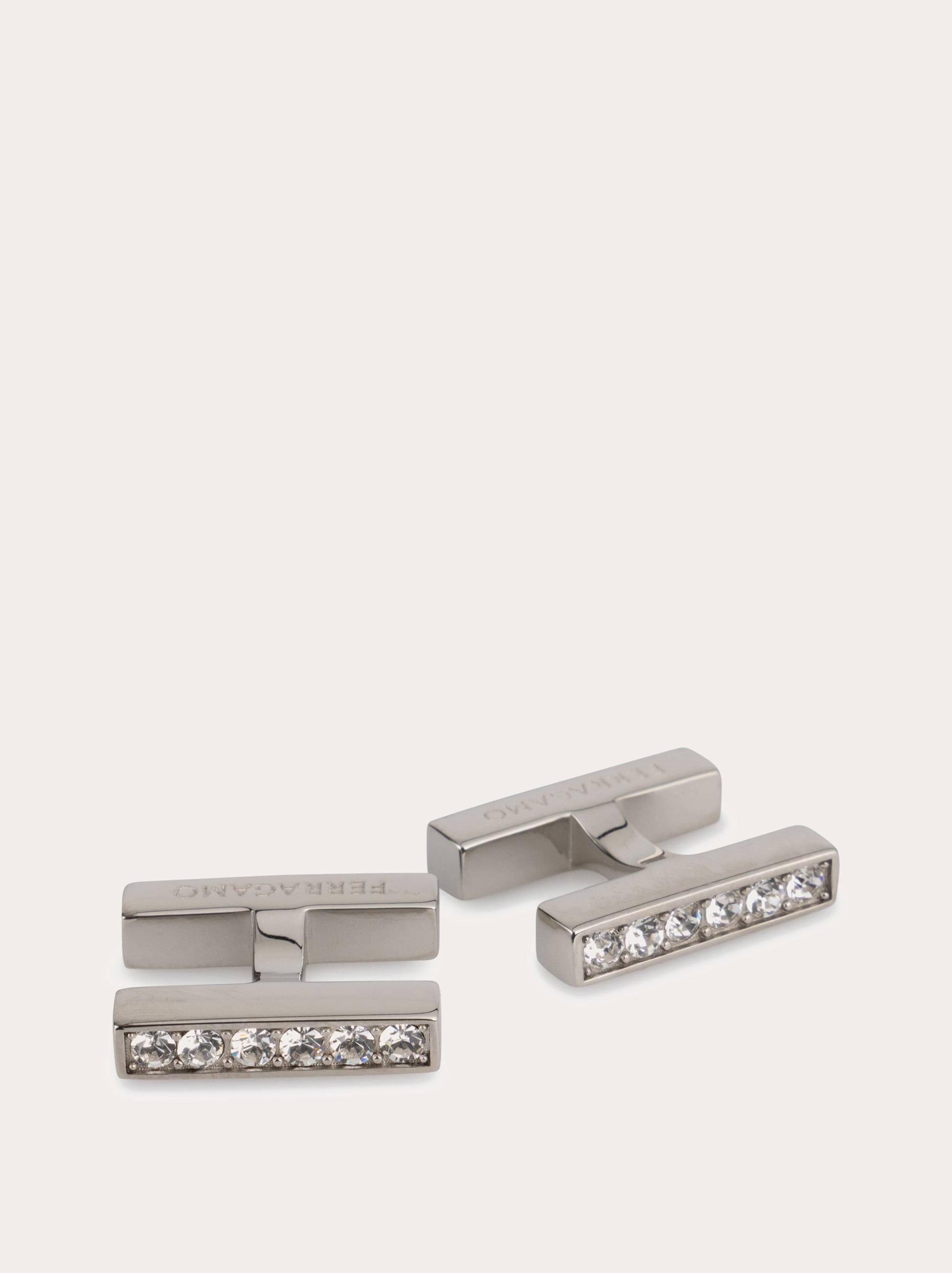 Crystal embellished cufflinks - Men | Ferragamo