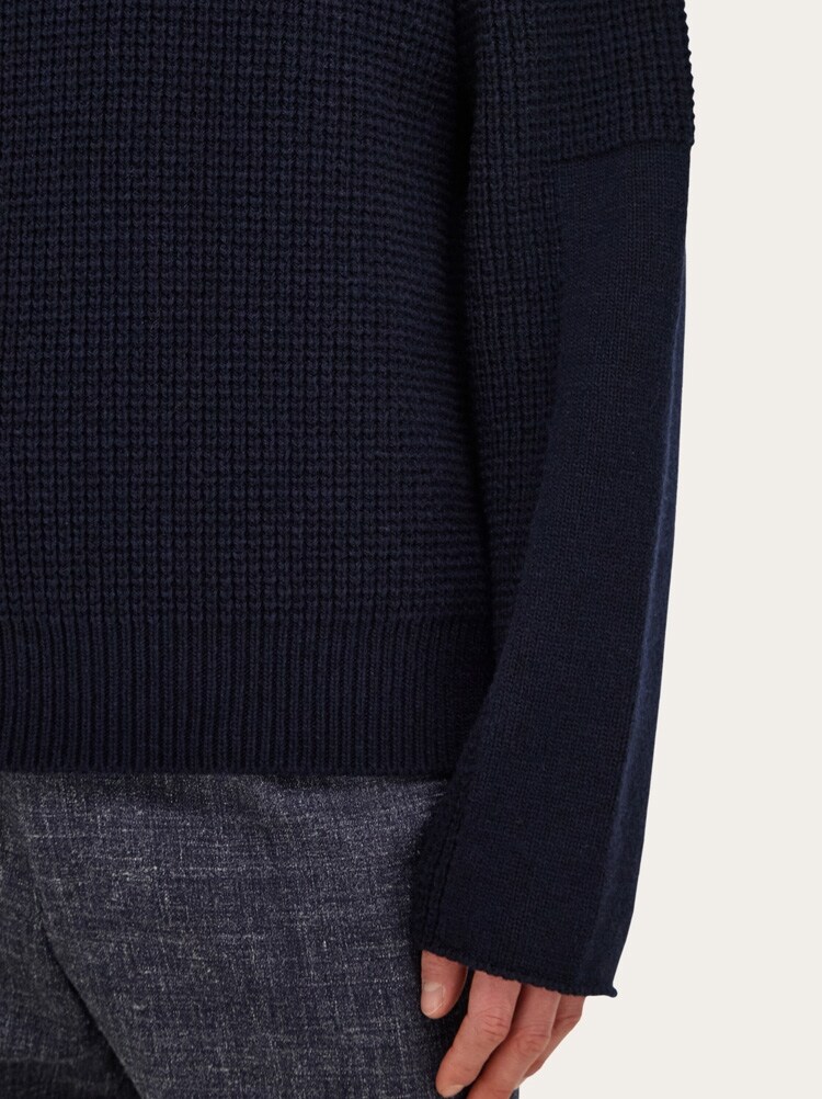High neck knitted sweater Gallery image 5