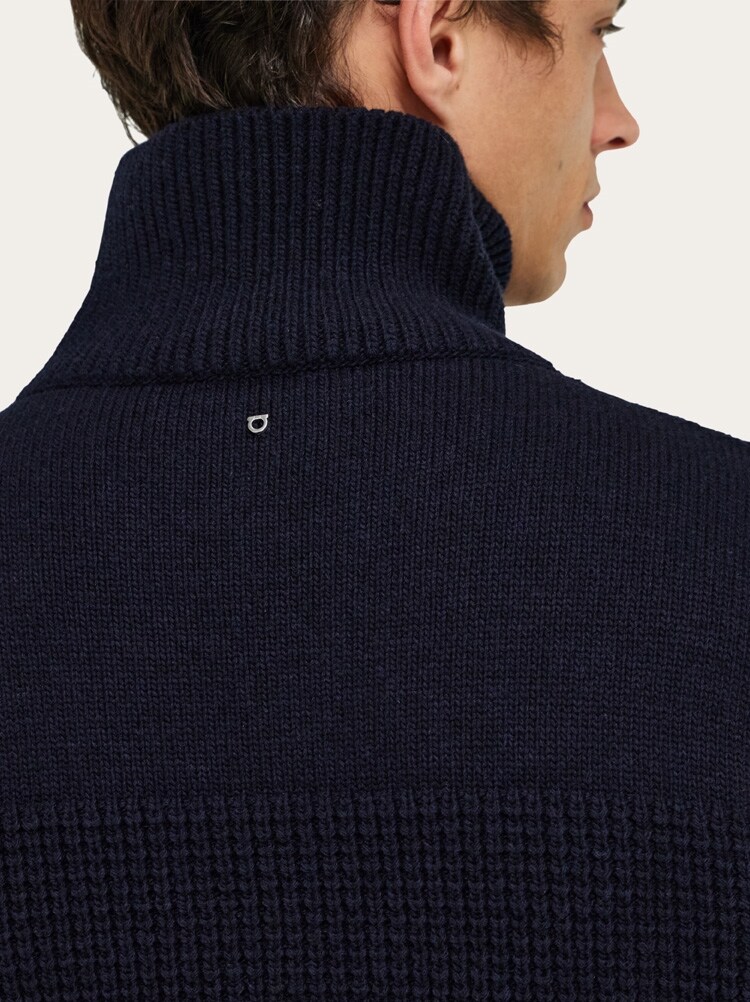 High neck knitted sweater Gallery image 6