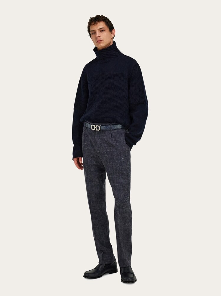 High neck knitted sweater Gallery image 7