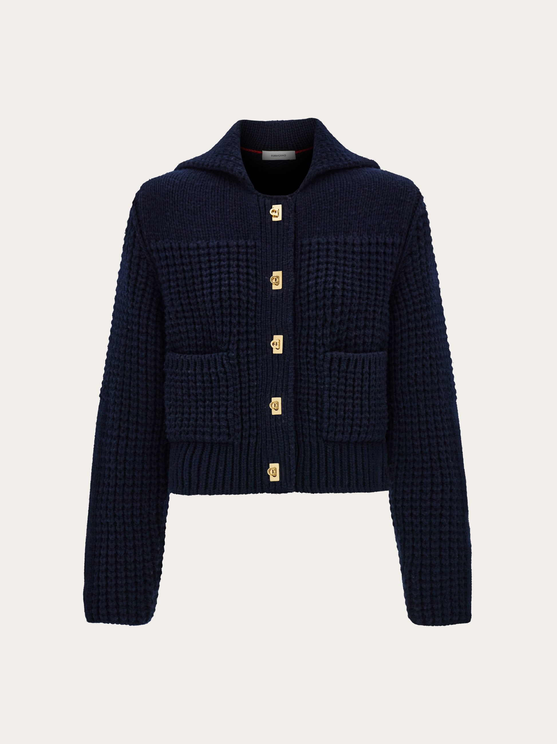 Cardigan with Gancini buttons - Women | Ferragamo