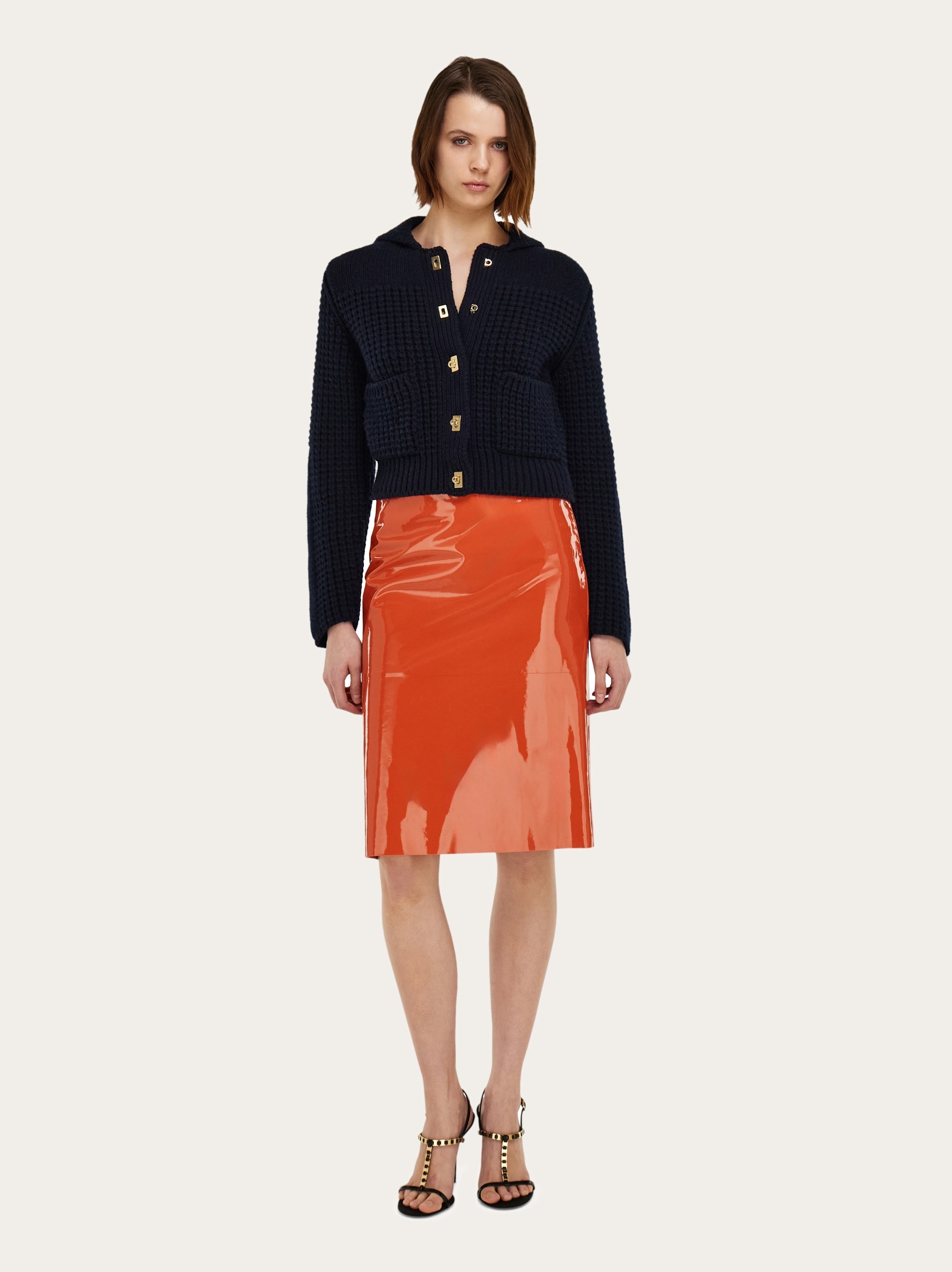 Cardigan with Gancini buttons - Women | Ferragamo