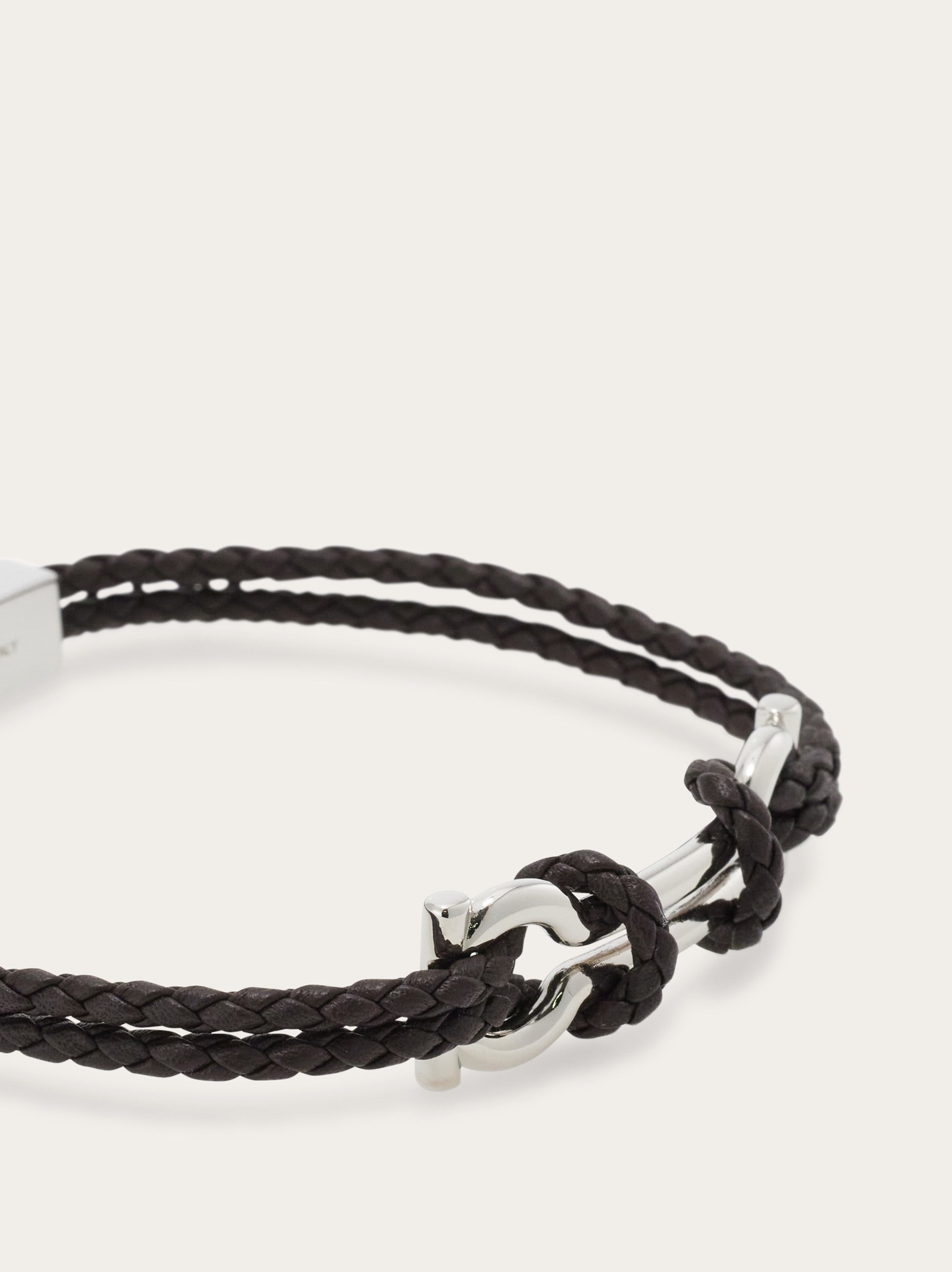 Double Gancini bracelet (18cm) - Men | Ferragamo