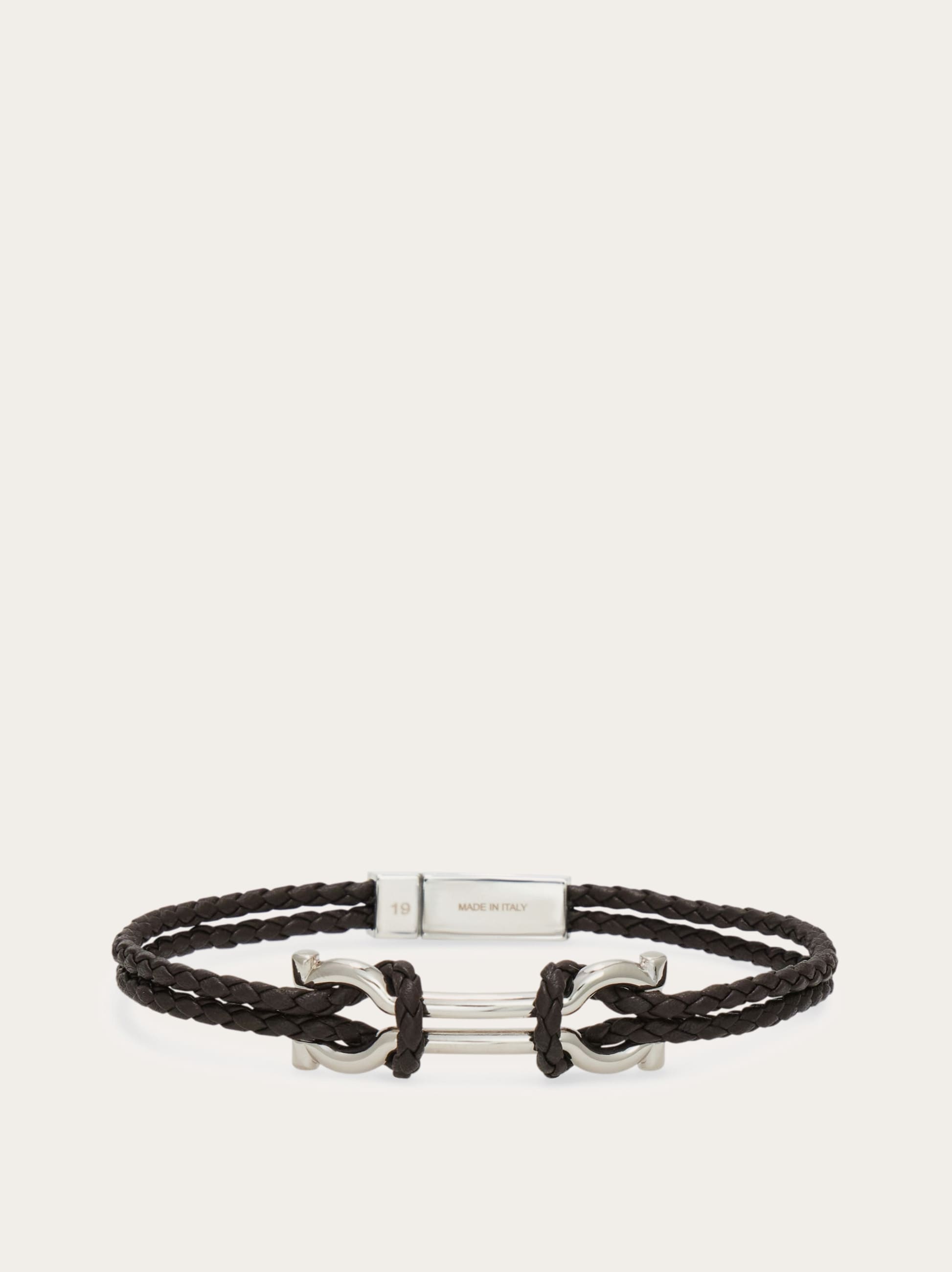 Double Gancini bracelet (20cm) - Men | Ferragamo