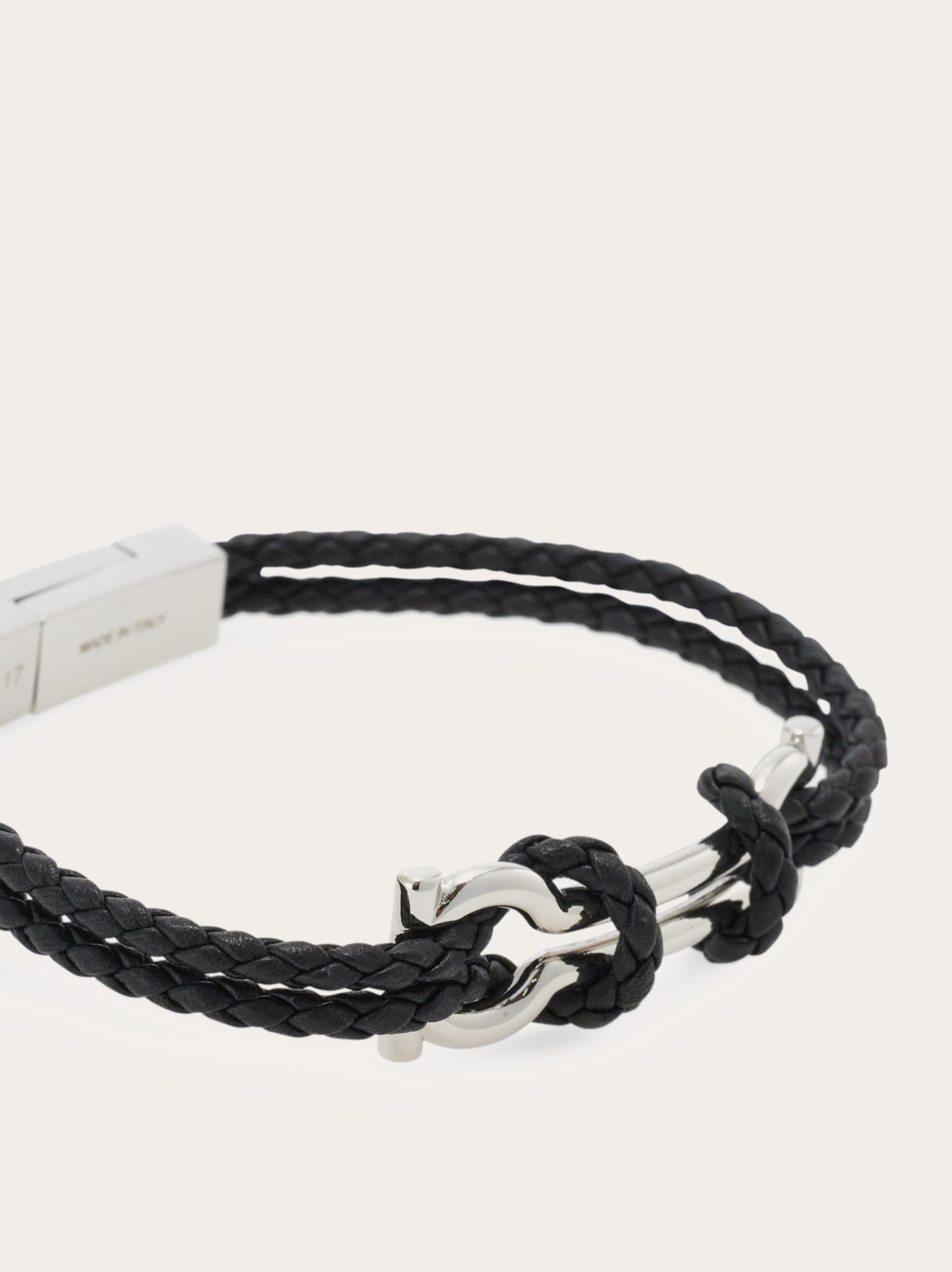 ダブル・ガンチーニブレスレット(17cm) - メンズ | Ferragamo