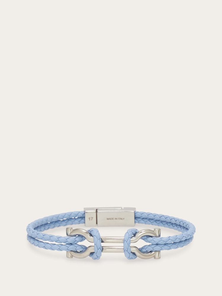 Double Gancini bracelet (18cm) Gallery image 1