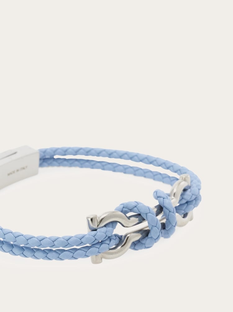 Double Gancini bracelet (18cm) Gallery image 2
