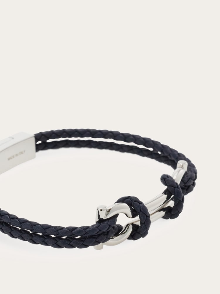Pulsera con doble Gancini (18 cm) Gallery image 2