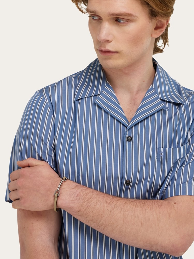 Gancini leather bracelet (20cm) Gallery image 3