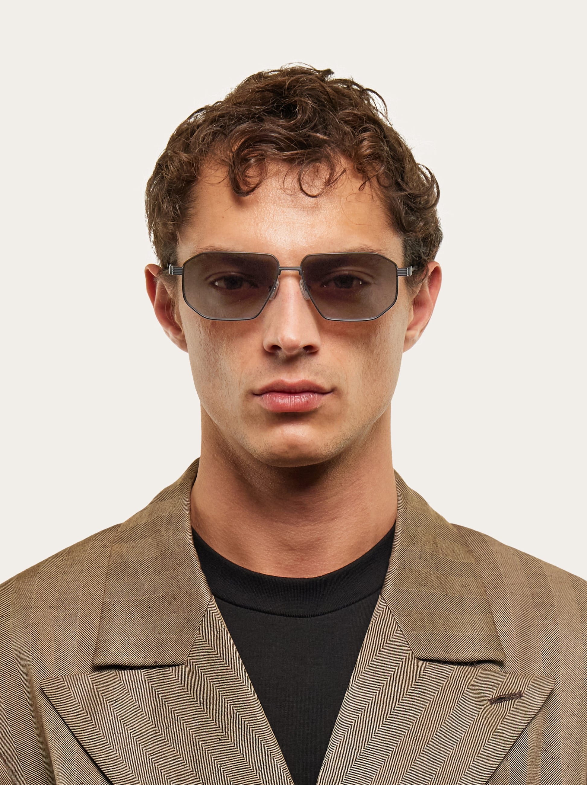 Rectangular frame sunglasses - Men | Ferragamo