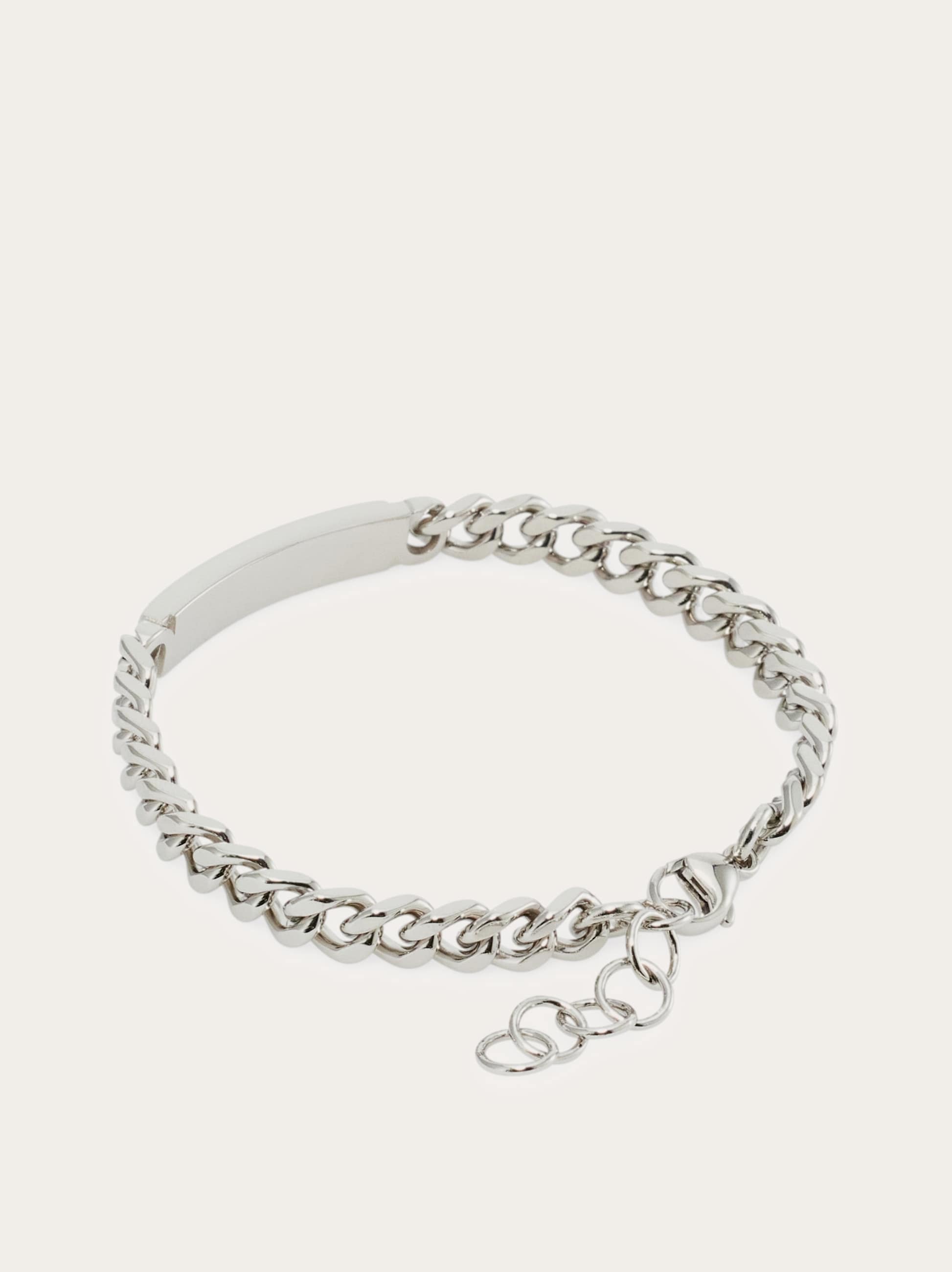 【Wao様】Salvatore Ferragamo シルバーブレスレット Bracelet with chain - Men | Ferragamo