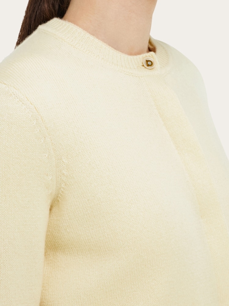 Cardigan con cintura Gallery image 4