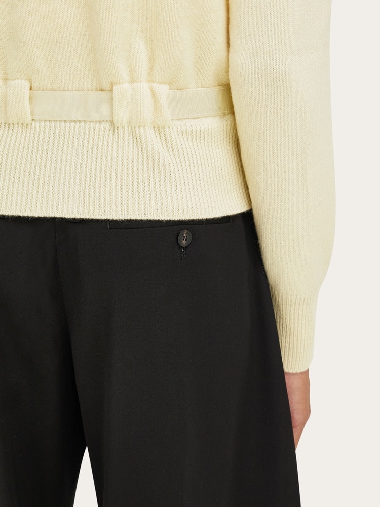 Cardigan con cintura Gallery image 6