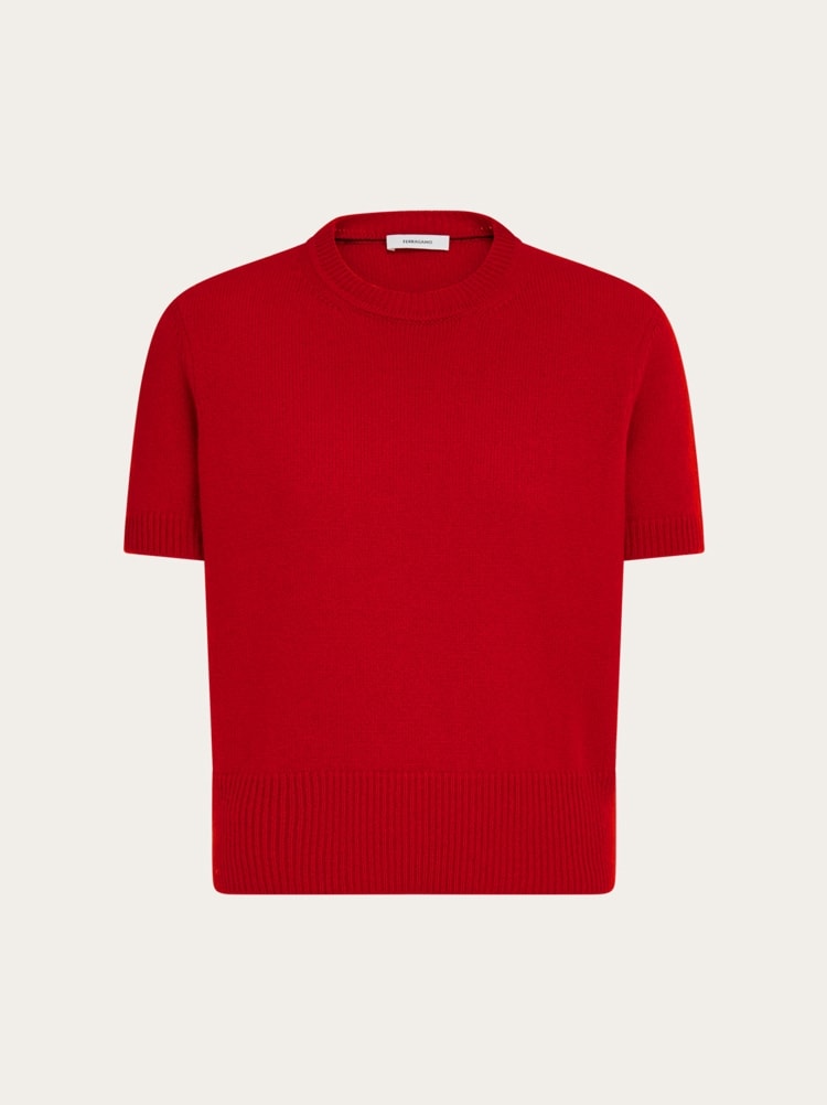 T-shirt in cashmere Gallery image 1