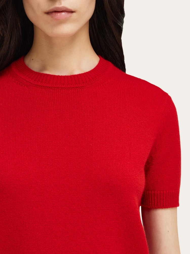 T-shirt in cashmere Gallery image 4