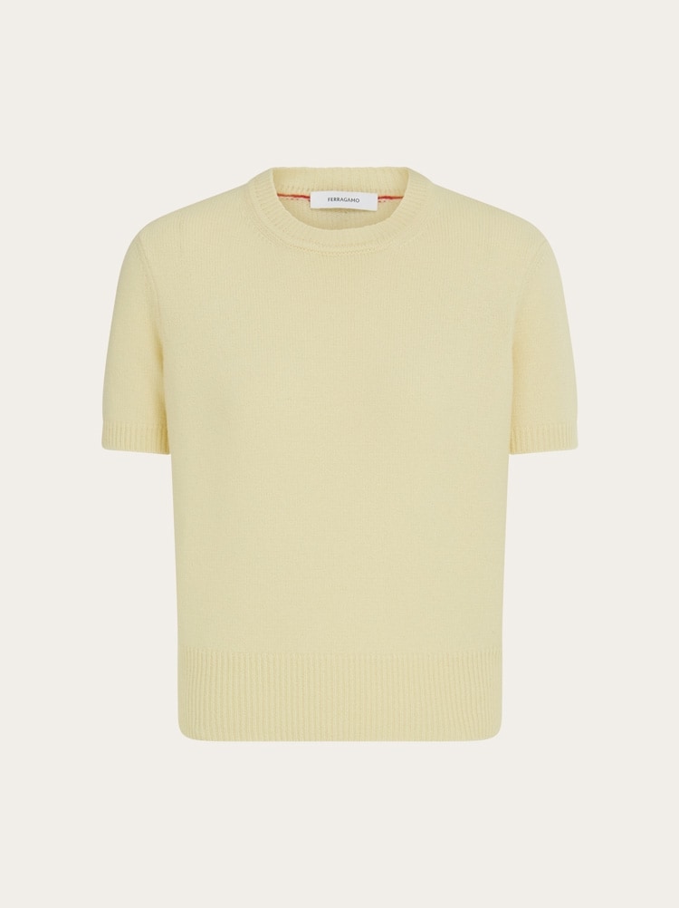 T-shirt in cashmere Gallery image 1