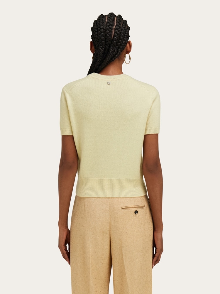T-shirt in cashmere Gallery image 3
