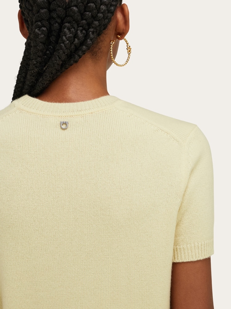 T-shirt in cashmere Gallery image 6