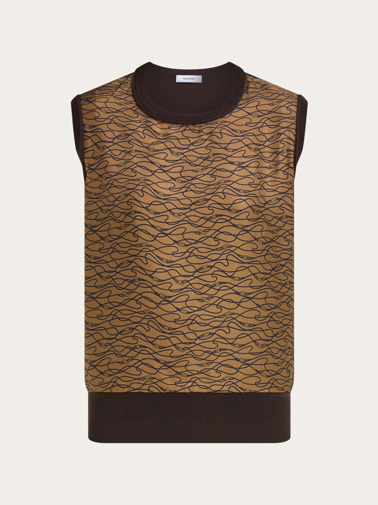 Top avec dos en tricot Gallery image 1