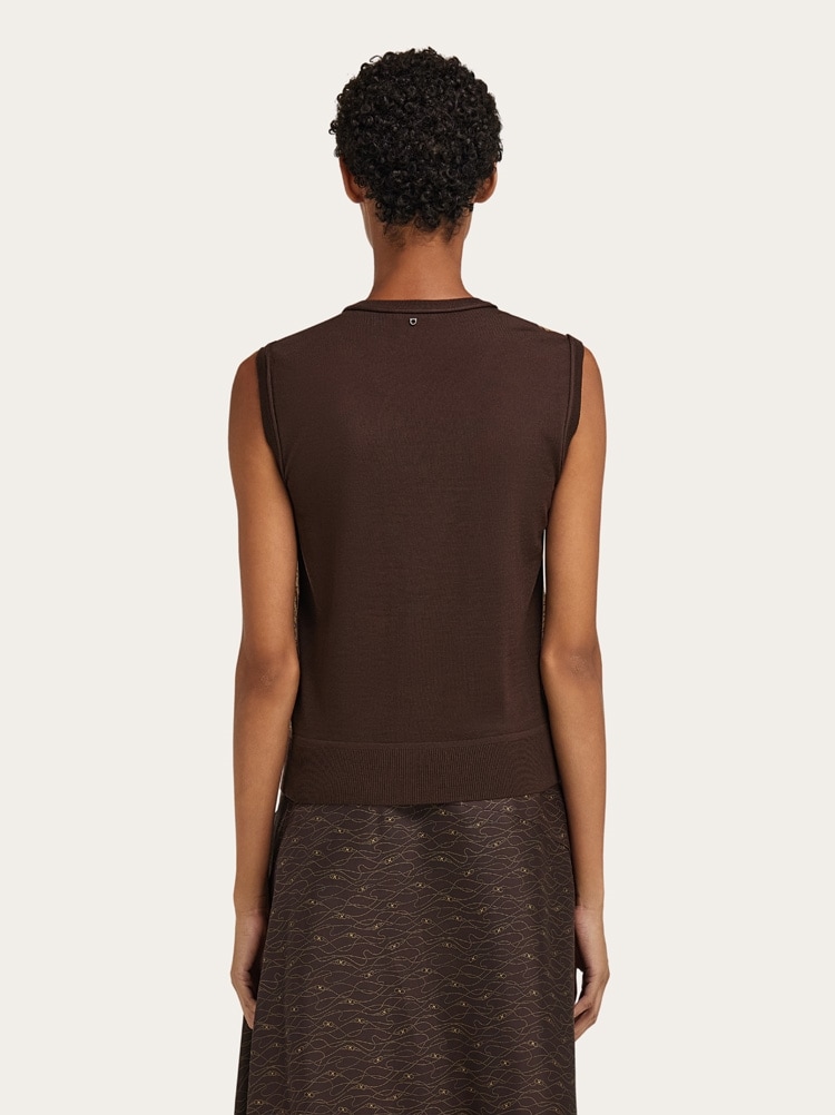 Top avec dos en tricot Gallery image 3