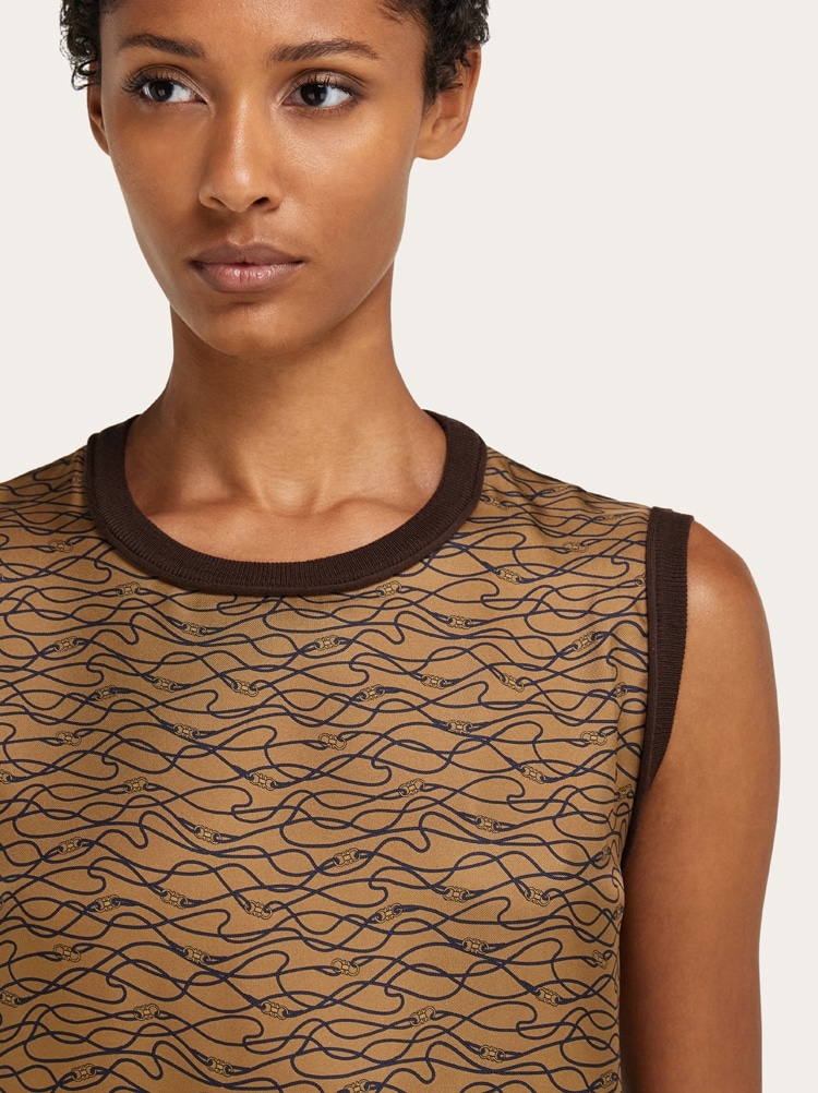 Top avec dos en tricot Gallery image 4