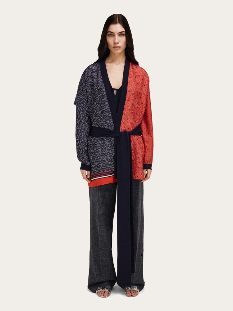 Cardigan en laine et soie Gallery image 2