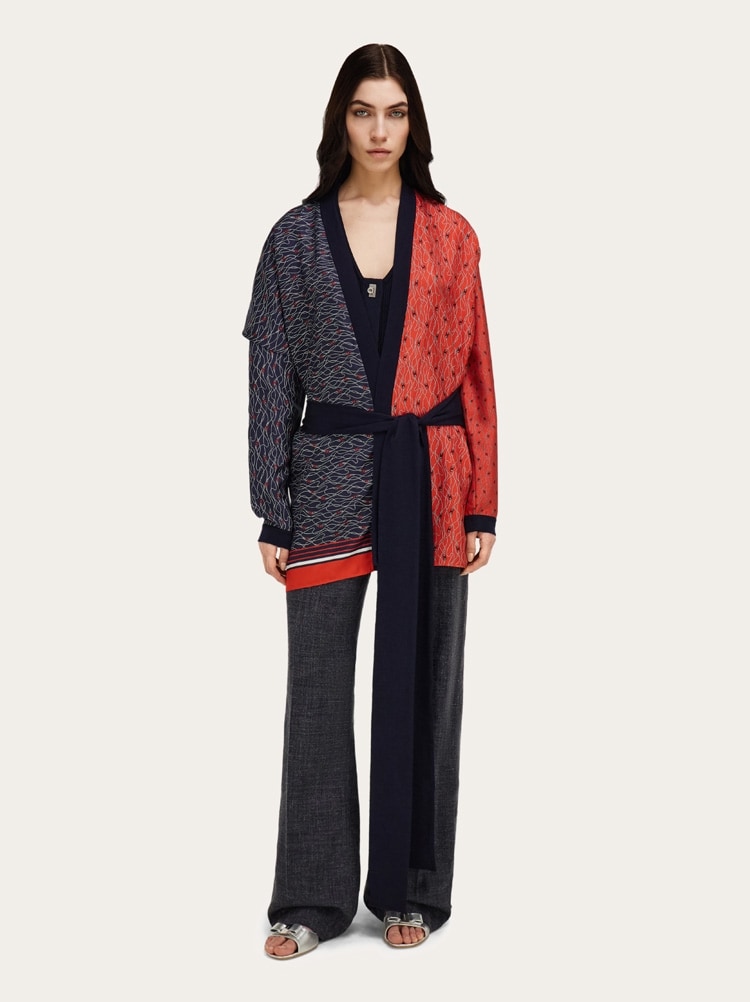 Cardigan en laine et soie Gallery image 6