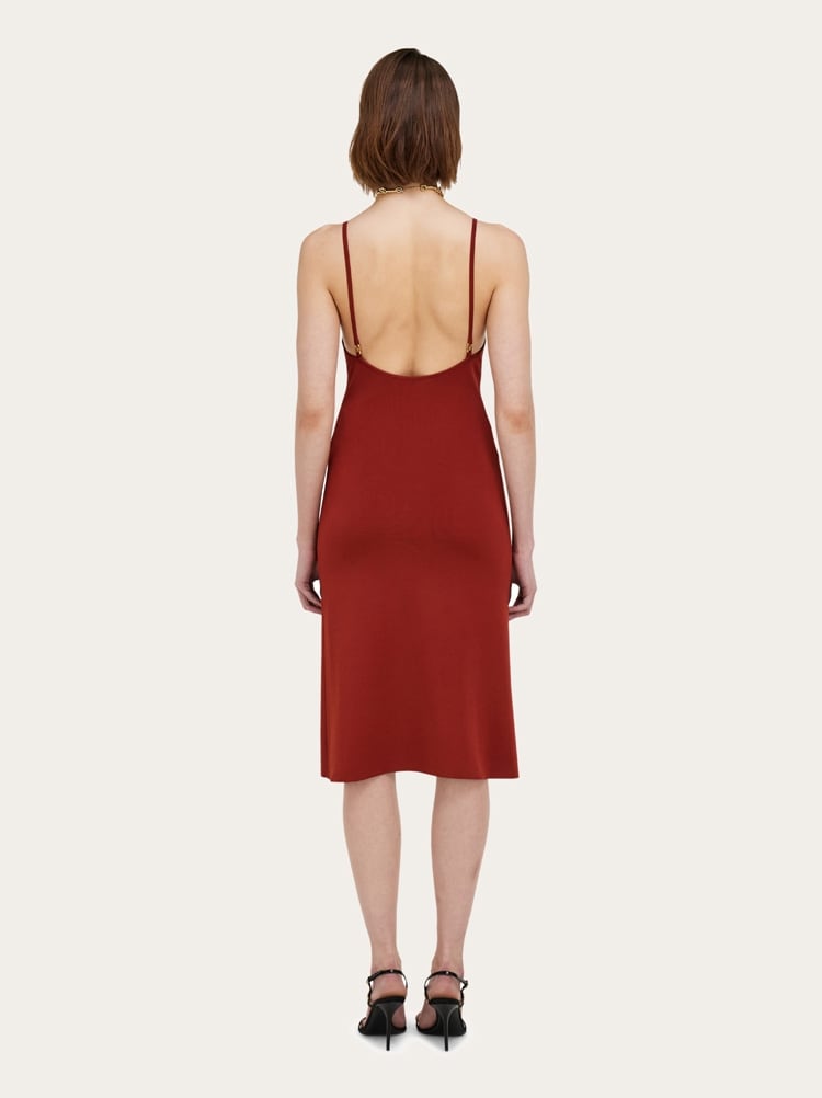Knitted slip dress Gallery image 3