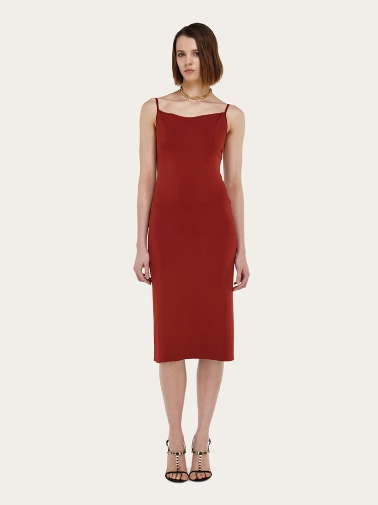 Knitted slip dress Gallery image 6