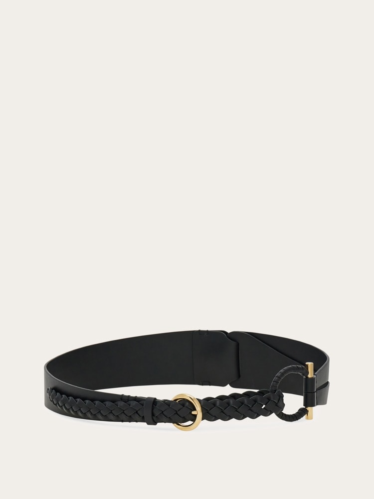 Covered Gancini fixed belt Gallery image 3