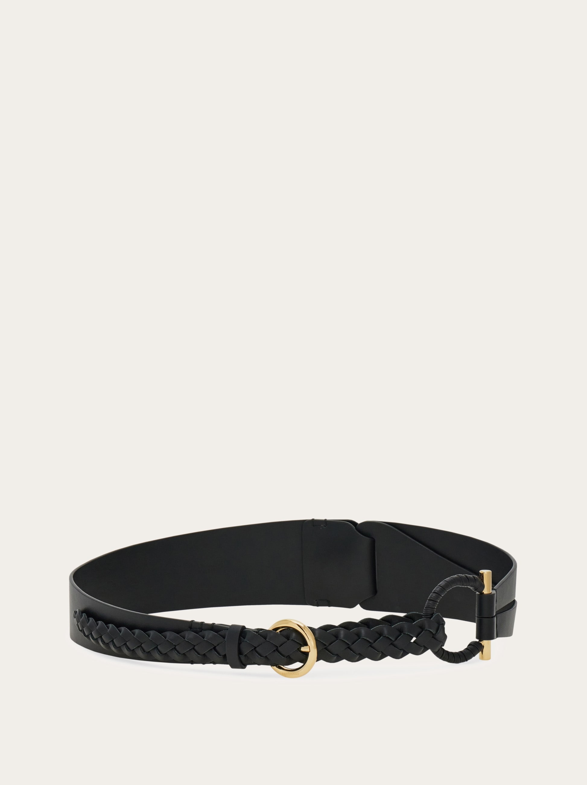 Covered Gancini fixed belt - Women | Ferragamo