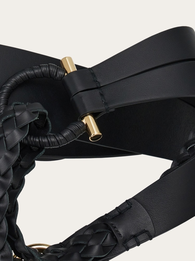 Covered Gancini fixed belt Gallery image 5