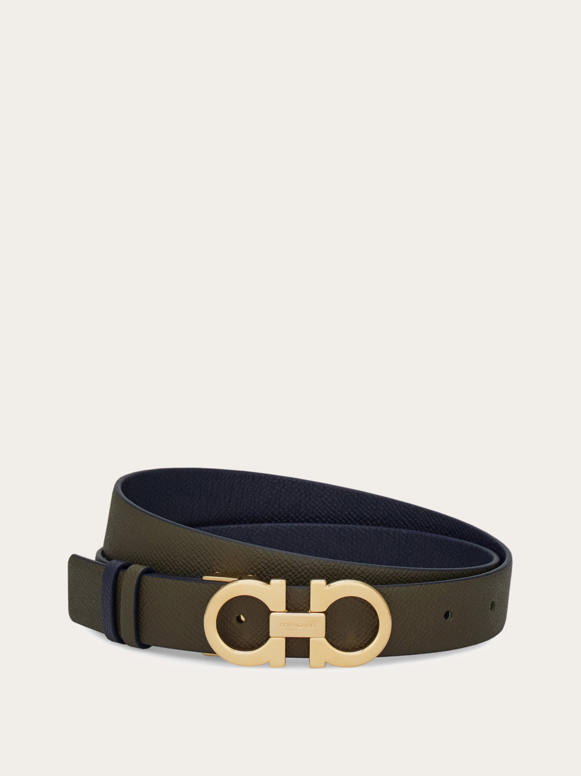 Gancini reversible and adjustable belt - Women | Ferragamo