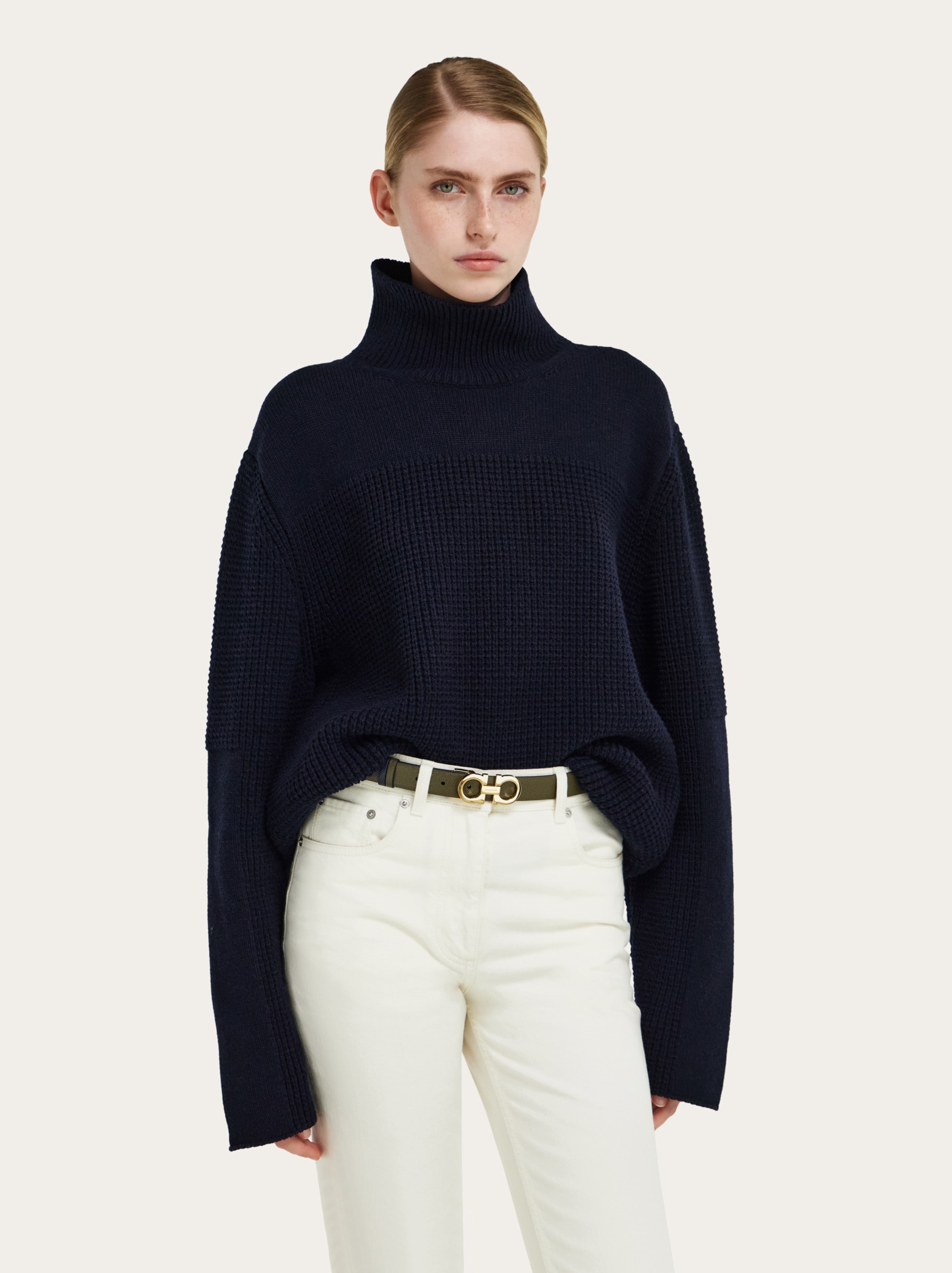 Gancini reversible and adjustable belt - Women | Ferragamo