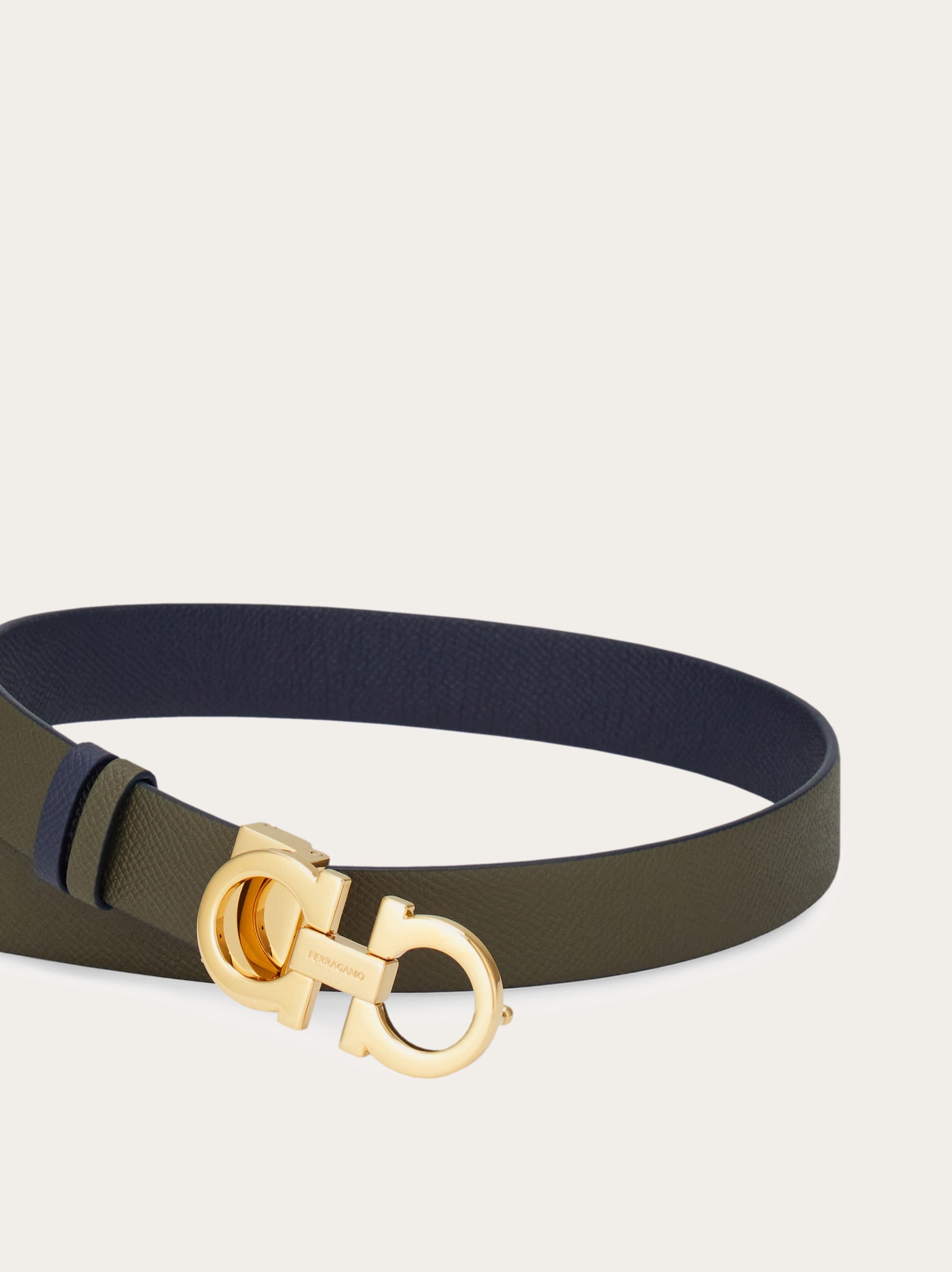 Gancini reversible and adjustable belt - Women | Ferragamo