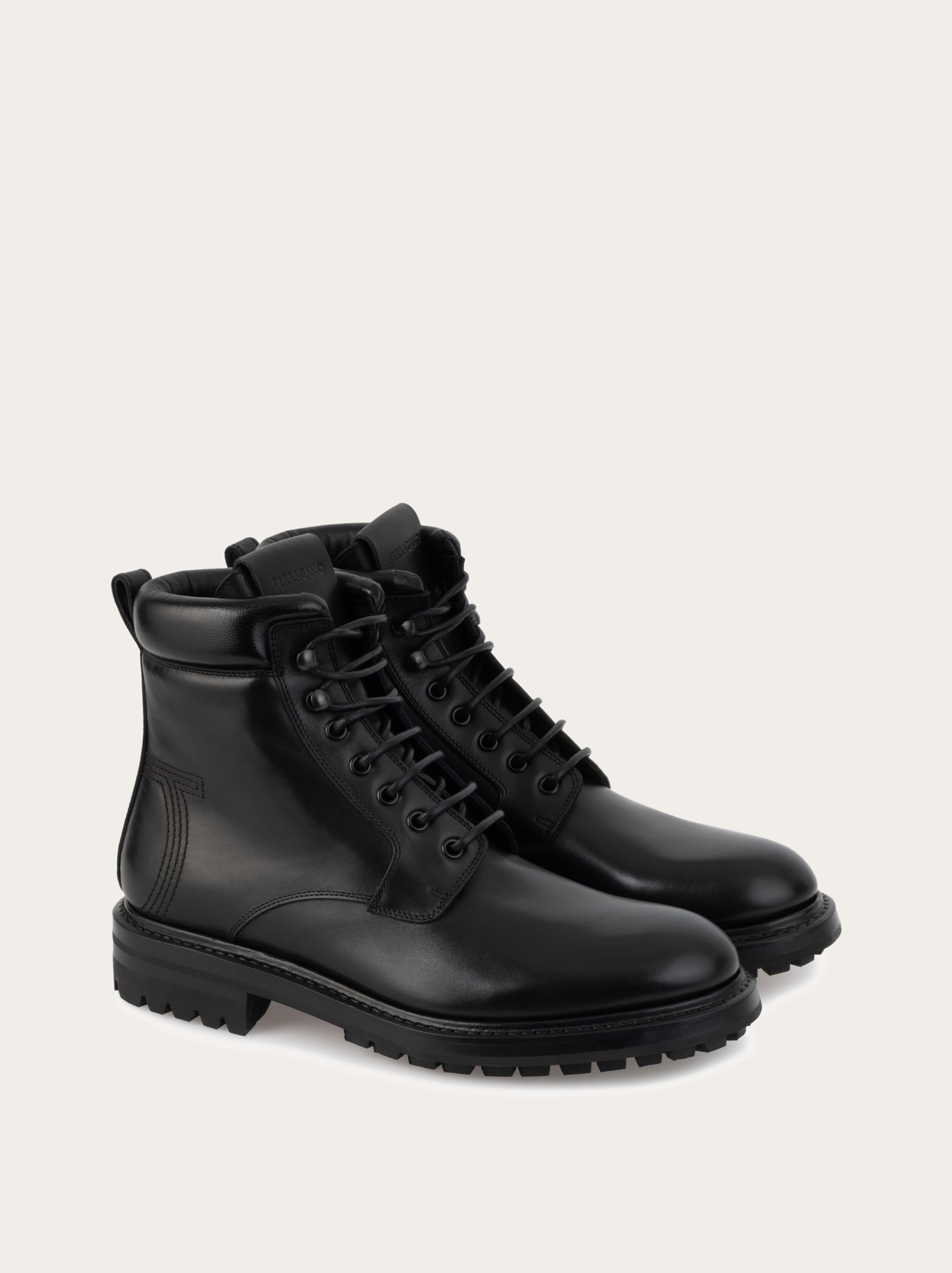 Tramezza lace-up boot - Men | Ferragamo