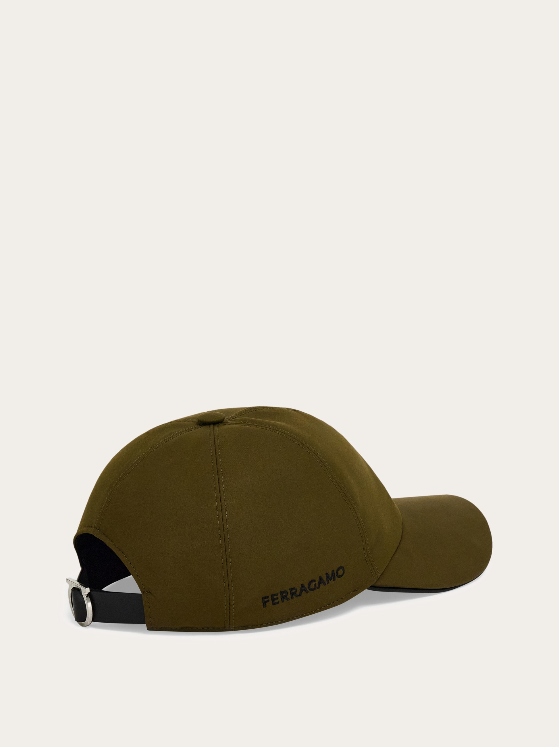 Baseball cap with tonal signature - Men | Ferragamo