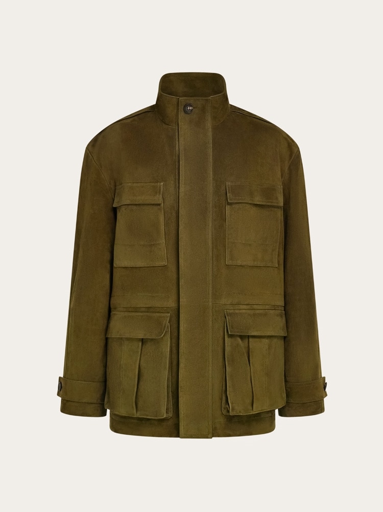 Suede safari jacket Gallery image 1
