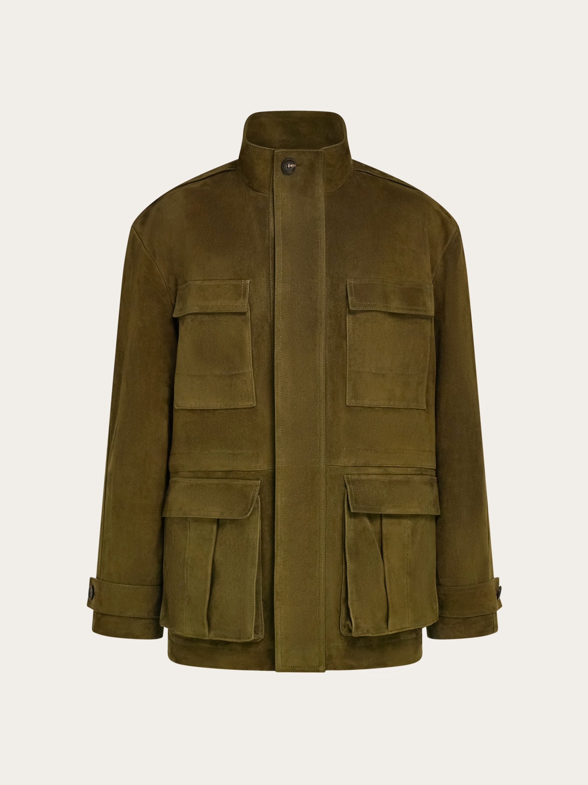 Suede safari jacket - Men | Ferragamo