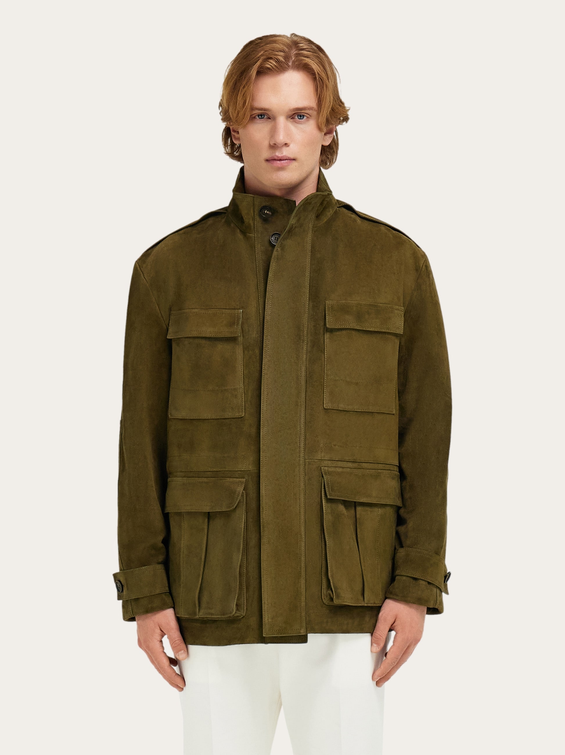Suede safari jacket - Men | Ferragamo